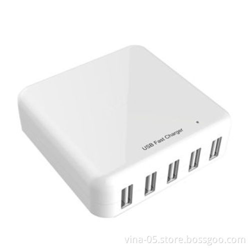 5 USB smartphone charger